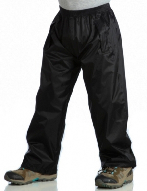 Regatta Kids Stormbreak Waterproof Trousers - Black